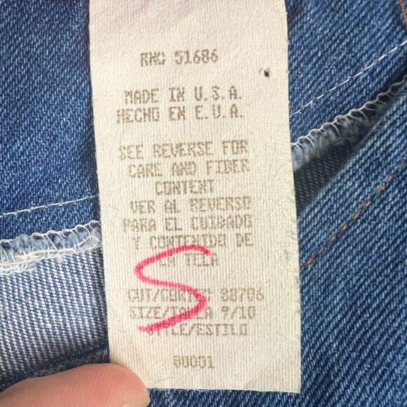VTG Timeless Good Show Ticket Clothing Women's 9/10 Denim Western USA Made Dress - Picture 5 of 10